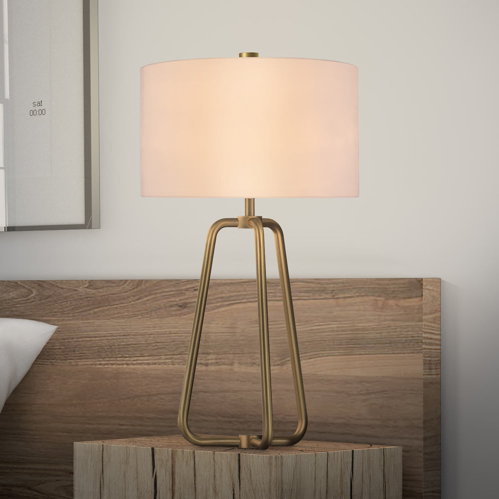 Bryan Brass Finish Table Lamp - From Where -