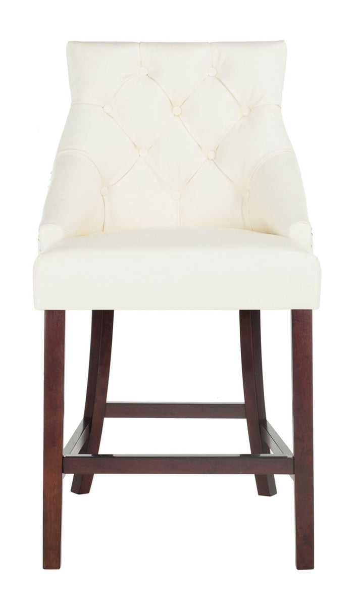Eleni Tufted Wing Back Counter Stool (Set of 2)