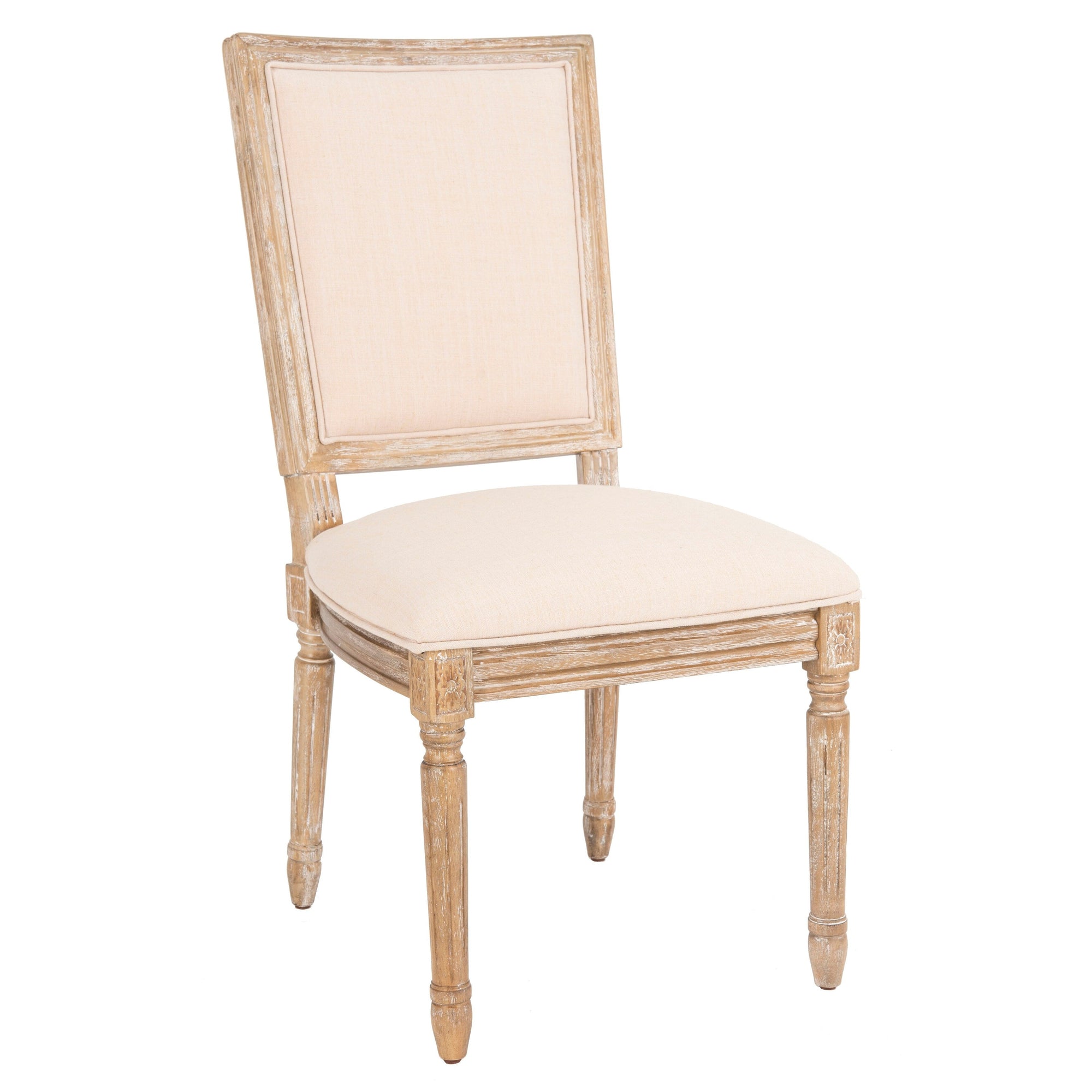Buchanan Beige Rectangular Dining Chairs - From Where - 
