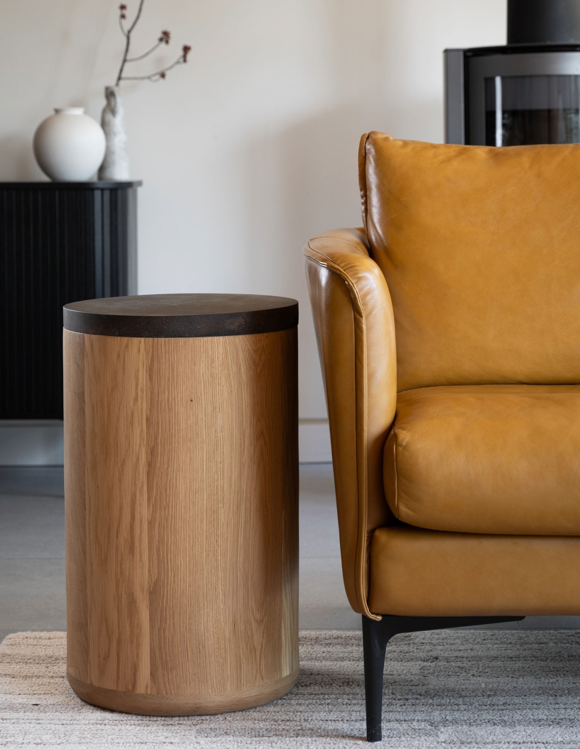 Bunn Side Table (14"D) - From Where - 