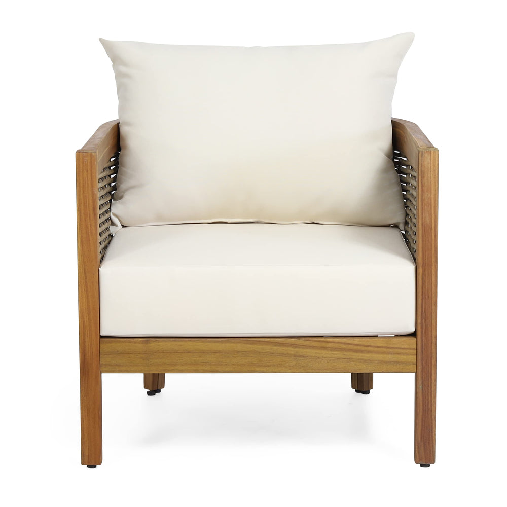Burchett Acacia Wood Club Chairs - From Where - 