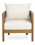 Burchett Acacia Wood Club Chairs - From Where - 
