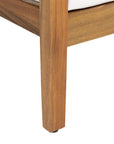 Burchett Acacia Wood Club Chairs - From Where - 