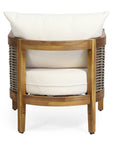 Burchett Acacia Wood Club Chairs - From Where - 