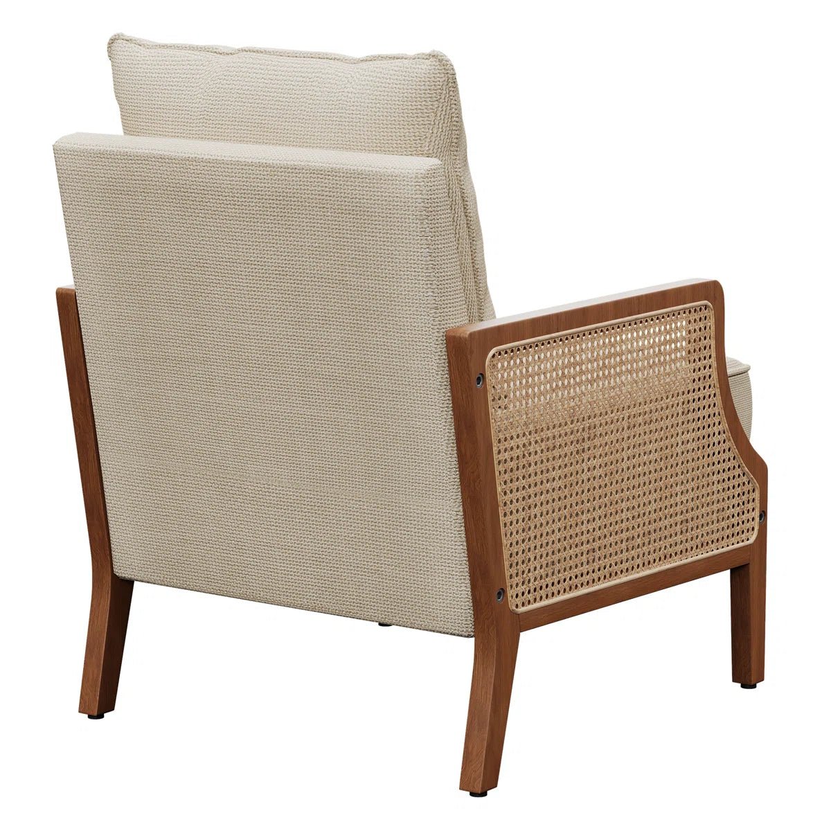 Burlap Accent Chair - From Where - 