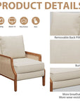 Burlap Accent Chair - From Where - 