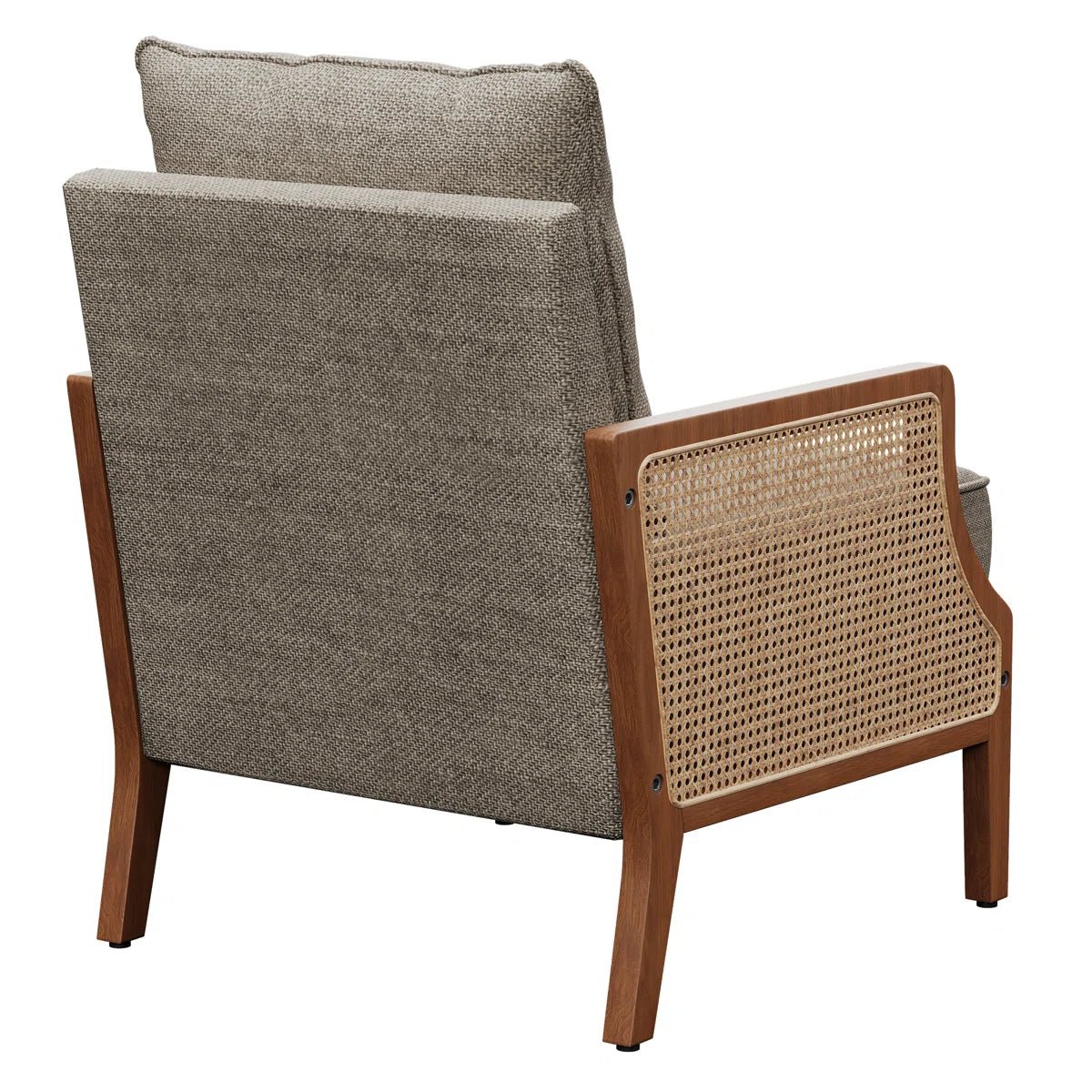 Burlap Accent Chair - From Where - 