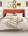 Burnt Orange Bowdoin Platform Bed - From Where - 