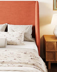 Burnt Orange Bowdoin Platform Bed - From Where - 