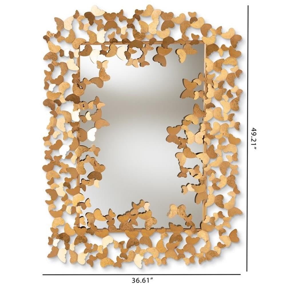 Butterfly Accent Wall Mirror - From Where - 