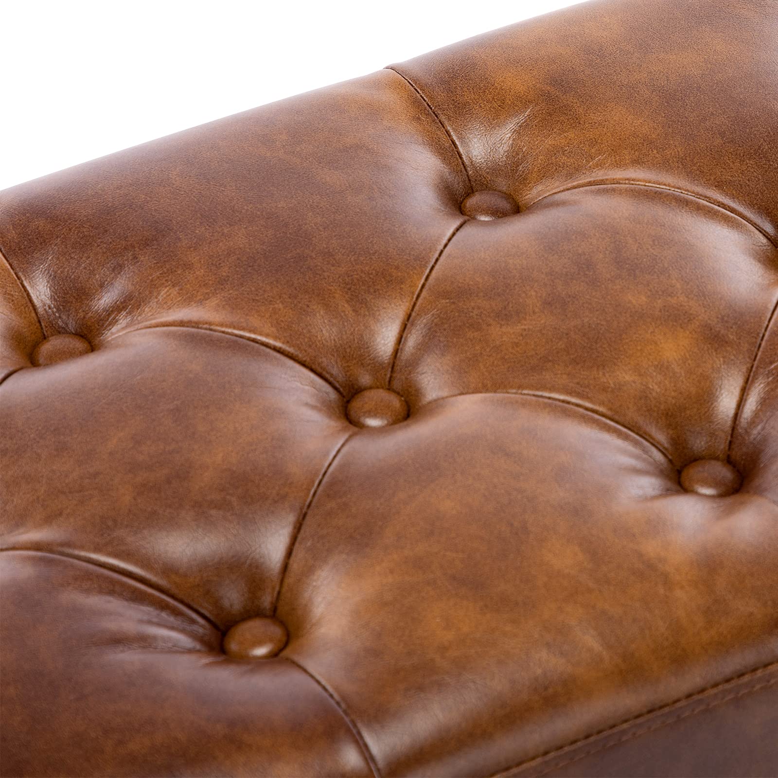 Button - Tufted Ottoman Bench - From Where - 