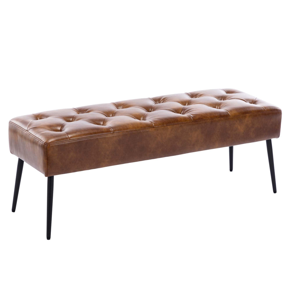 Button - Tufted Ottoman Bench - From Where - 