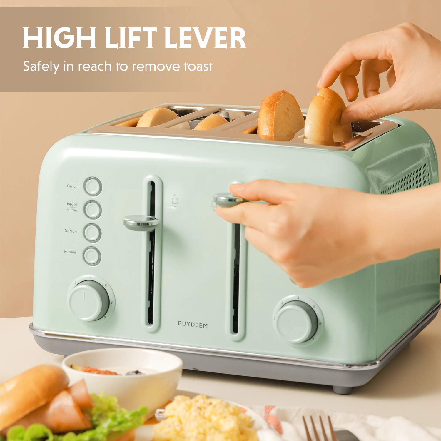 BUYDEEM 4 - Slice Toaster - From Where - 