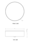 C - Cattleya Dimmable Ceiling Light - From Where - 