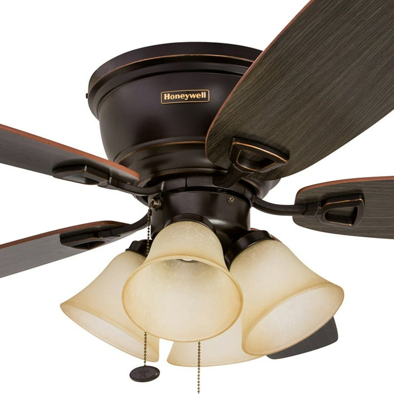 https://www.walmart.com/ip/52-Honeywell-Glen-Alden-Oil-Rubbed-Bronze-Hugger-Ceiling-Fan-with-4-Light/137949099