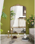 https://www.walmart.com/ip/CC-Home-Furnishings-Baroque-Style-Full-Length-Arched-Mirror-5-5-Gold/5130449481