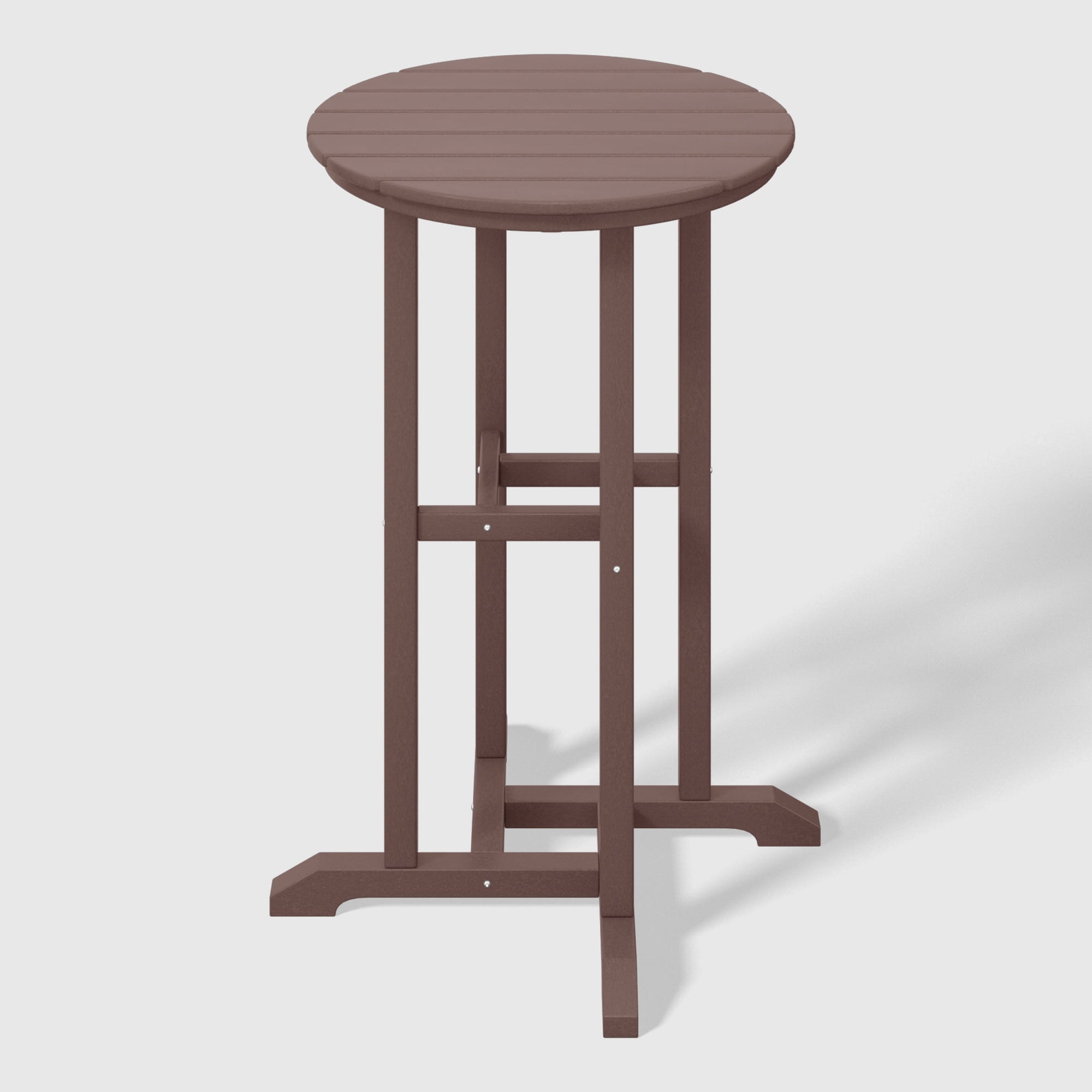 WestinTrends Outdoor Patio Counter Height Bar Stools Bistro Bar Table Set, Dark Brown