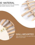 Cabilock 1pc Rattan Mirror Wall Art Mirror Weaving Makeup Mirror Nordic Style Woven Mirror Homestay Woven Mirror Wall Decorative Mirror Photographing Mirror Rattan Makeup Mirror - From Where - 