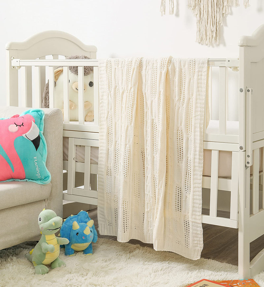 Cable Knit Throw Blankets - From Where - 