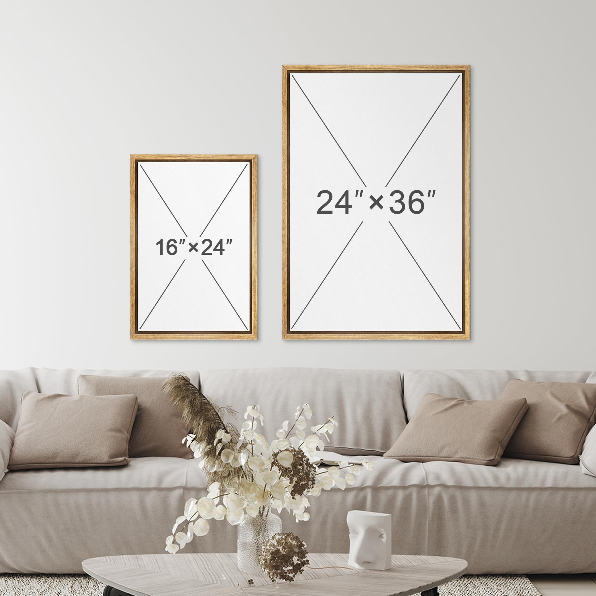 Cactus Desert Mountain Range Wall Art - From Where - 