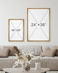 Cactus Desert Mountain Range Wall Art - From Where - 