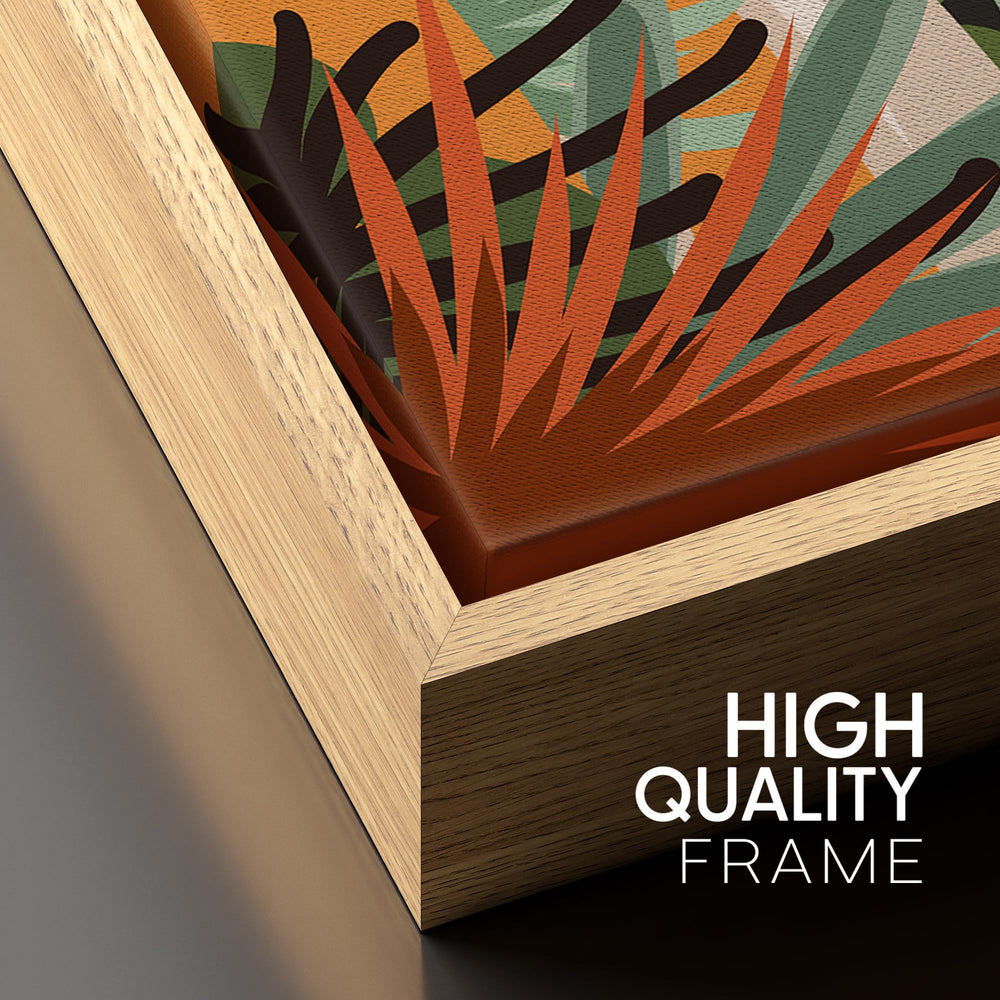 Cactus Desert Mountain Range Wall Art - From Where - 