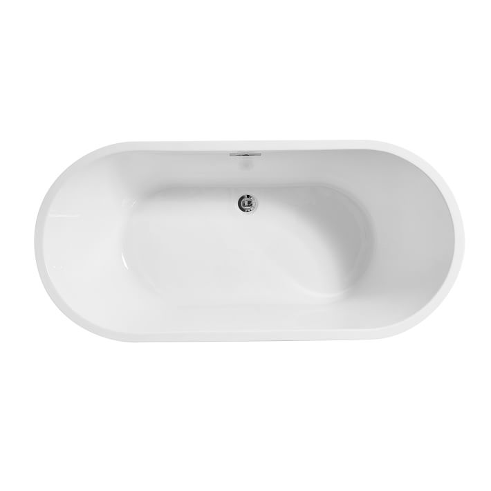 Cadence Freestanding Soaking Bathtub - 59" - From Where - 