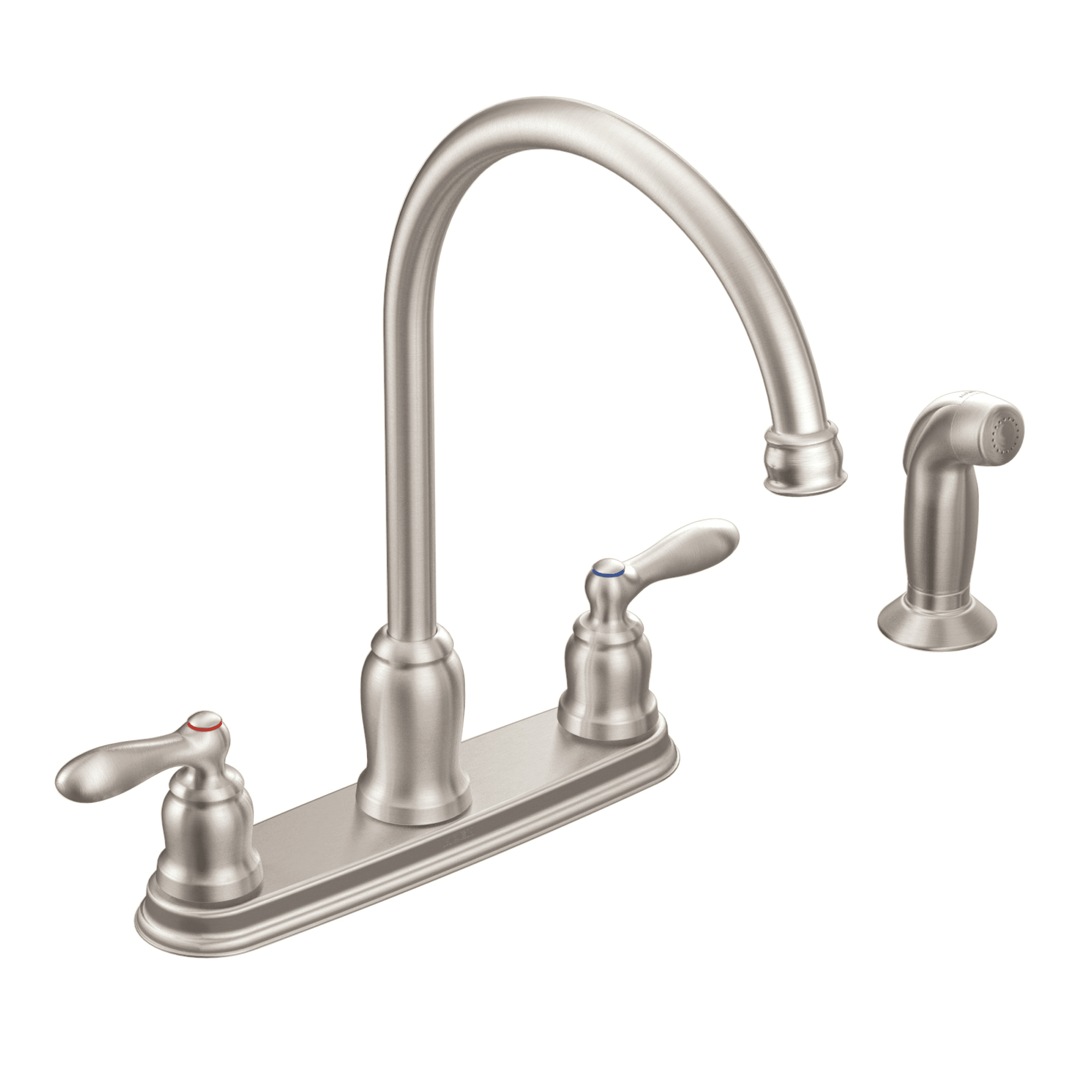 Caldwell Two - handle High Arc Kitchen Faucet - From Where Finds - 