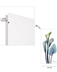 Calia Lily Frameless Graphic Wall Art - From Where - 