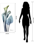 Calia Lily Frameless Graphic Wall Art - From Where - 