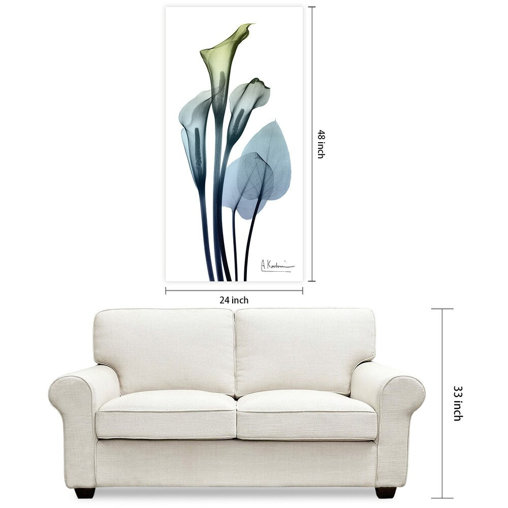 Calia Lily Frameless Graphic Wall Art - From Where - 