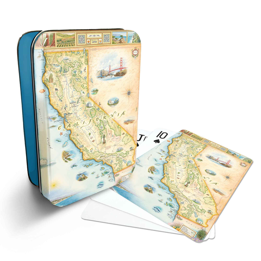 California State Map Playing Cards - From Where Finds - 