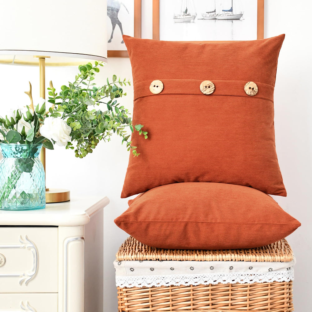 CaliTime Throw Pillow Cases (Set of 2) - From Where - 