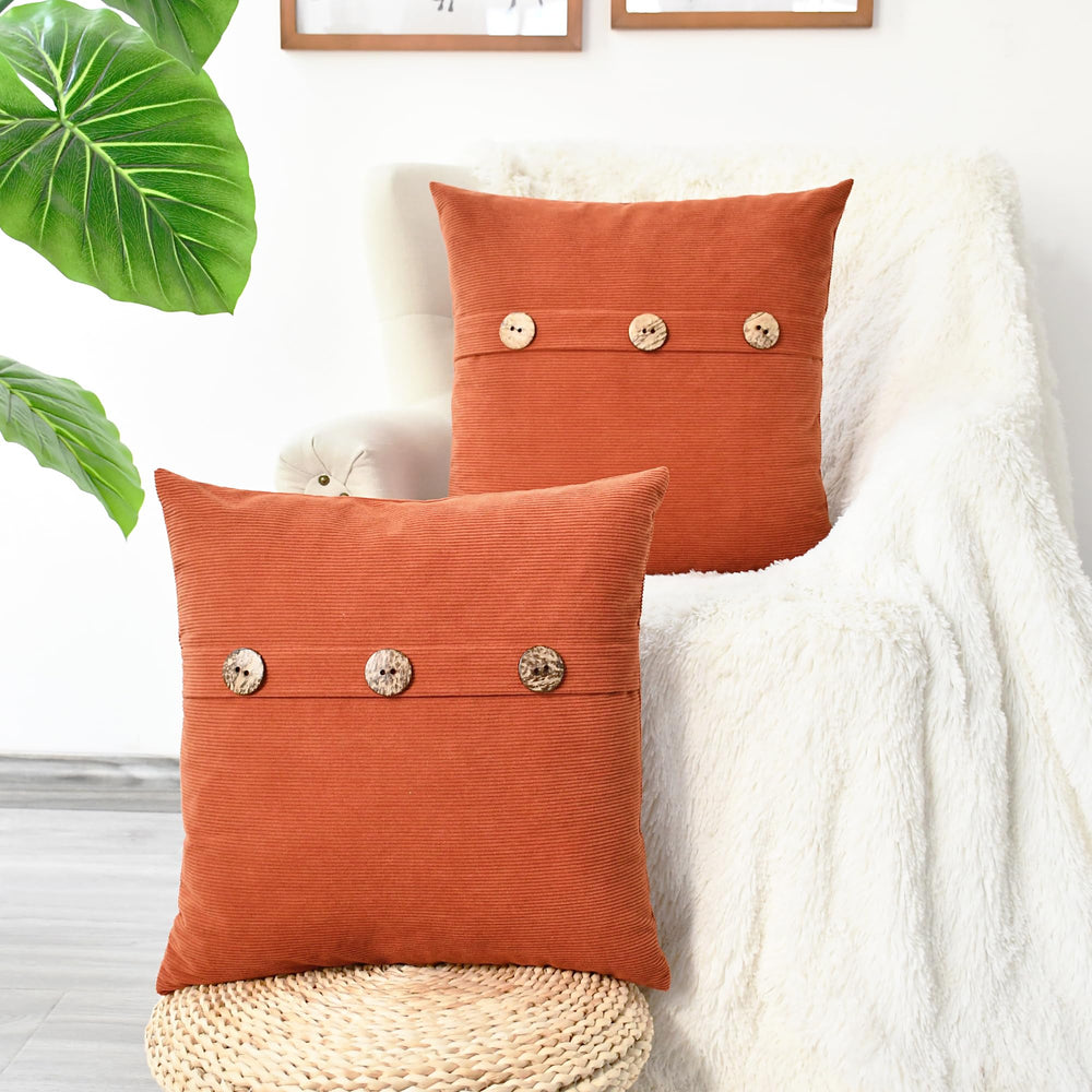 CaliTime Throw Pillow Cases (Set of 2) - From Where - 