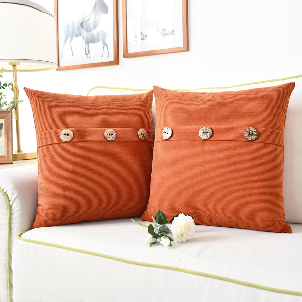 CaliTime Throw Pillow Cases (Set of 2) - From Where - 