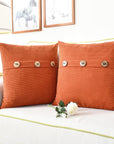 CaliTime Throw Pillow Cases (Set of 2) - From Where - 