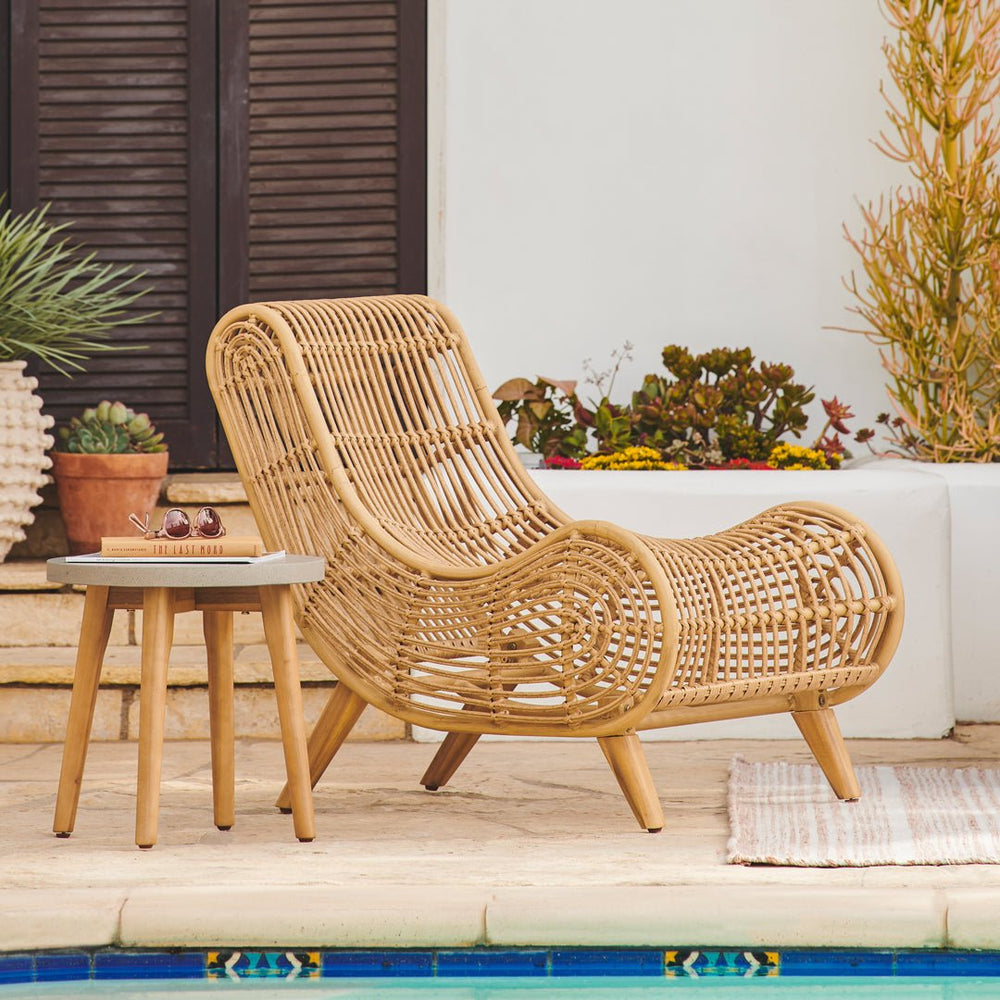 Calova 28" Outdoor Lounge Chair - From Where - 