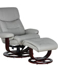 Cambel Swivel Recliner with Ottoman - From Where - 
