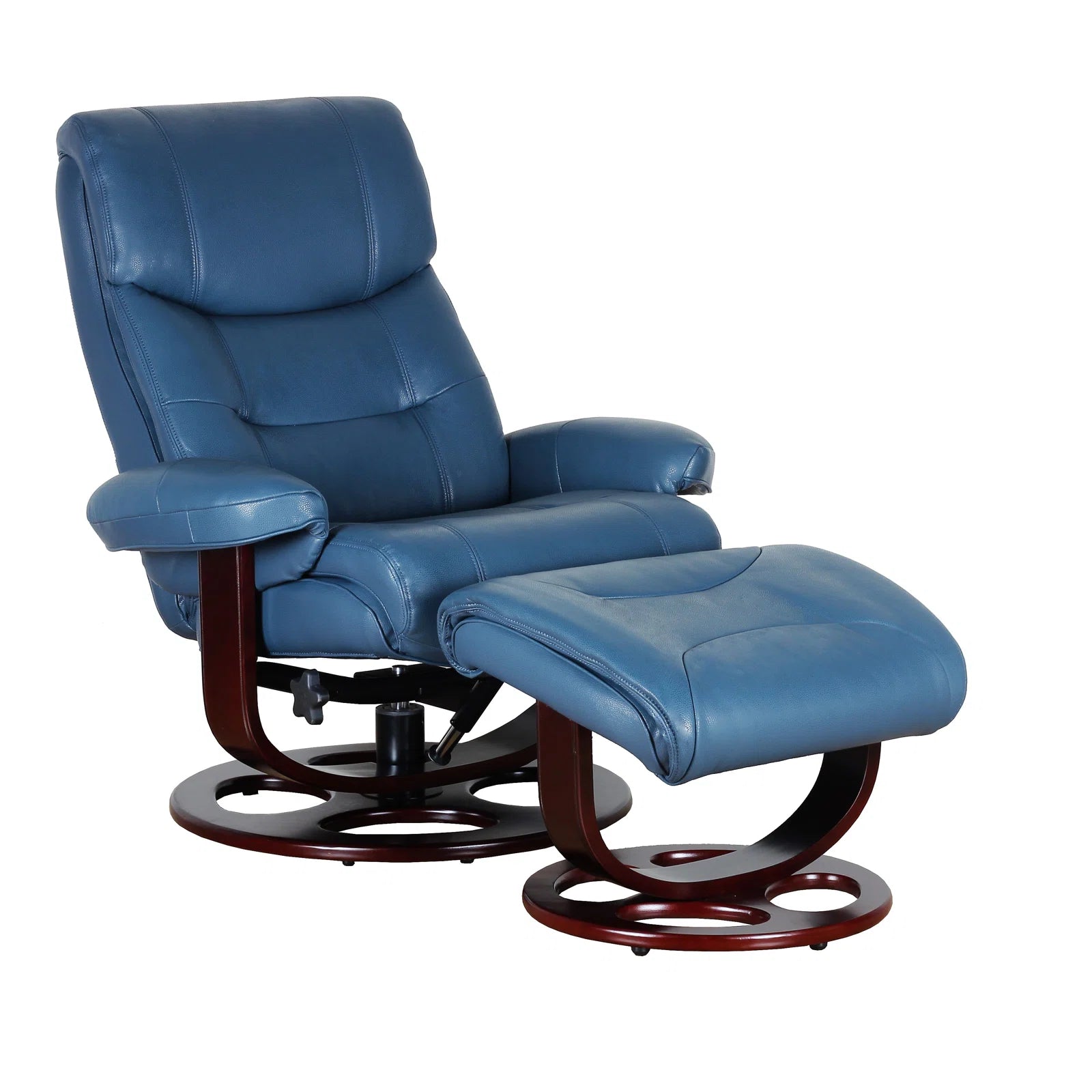 Cambel Swivel Recliner with Ottoman - From Where - 