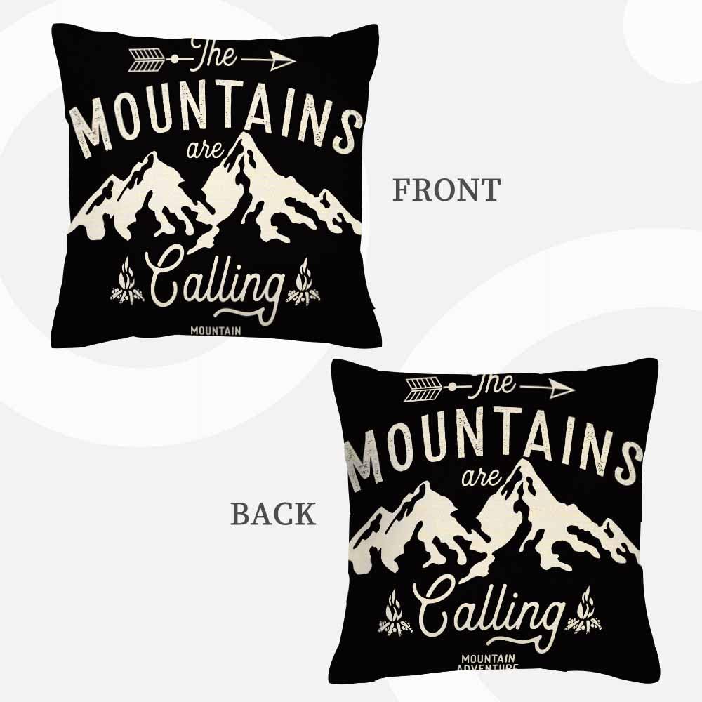 Camping Adventure Throw Pillow Covers - From Where - 