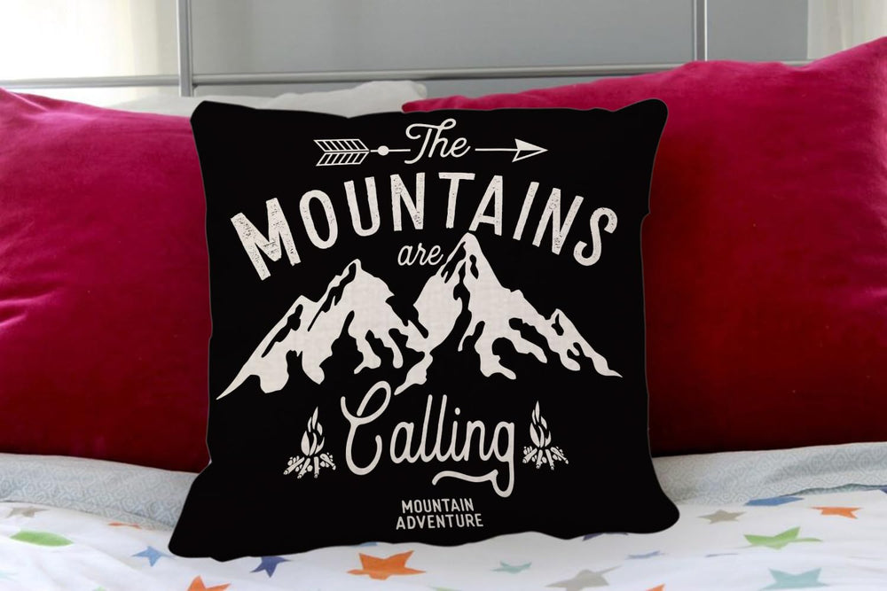 Camping Adventure Throw Pillow Covers - From Where - 