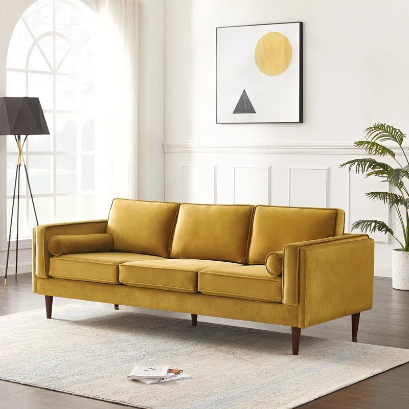 Candius 86'' Velvet Sofa - From Where - 