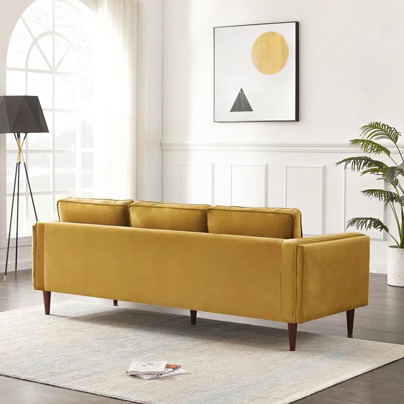 Candius 86'' Velvet Sofa - From Where - 