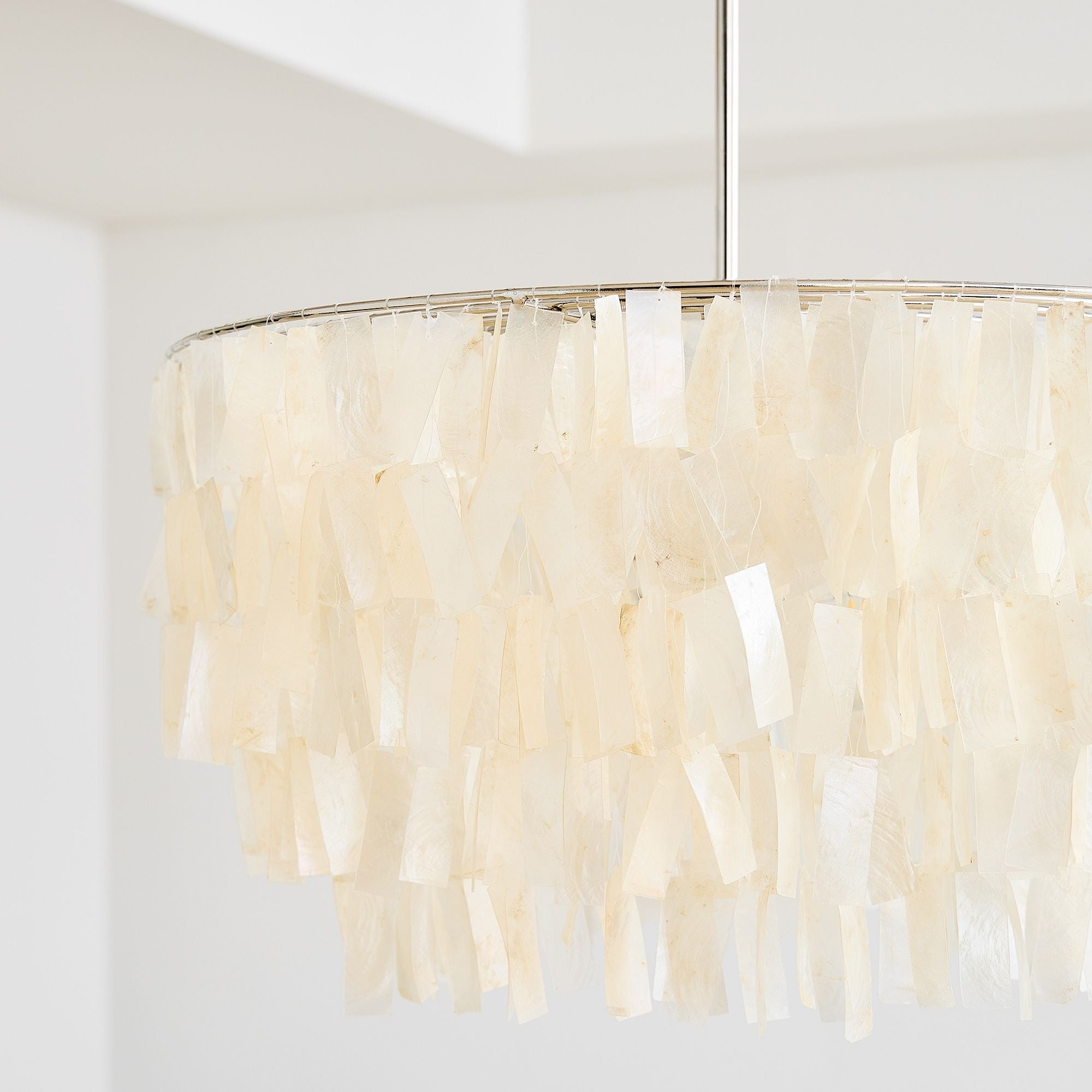 Capiz Round Chandelier (24") - From Where Finds - 