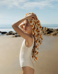 Capri Check Beach Towel - From Where Finds - 