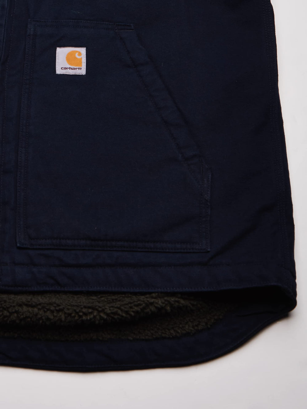 Carhartt Men&#39;s Sherpa - Lined Mock - Neck Vest - From Where - 
