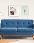 Carmencita 65" Square Arm Loveseat - From Where - 