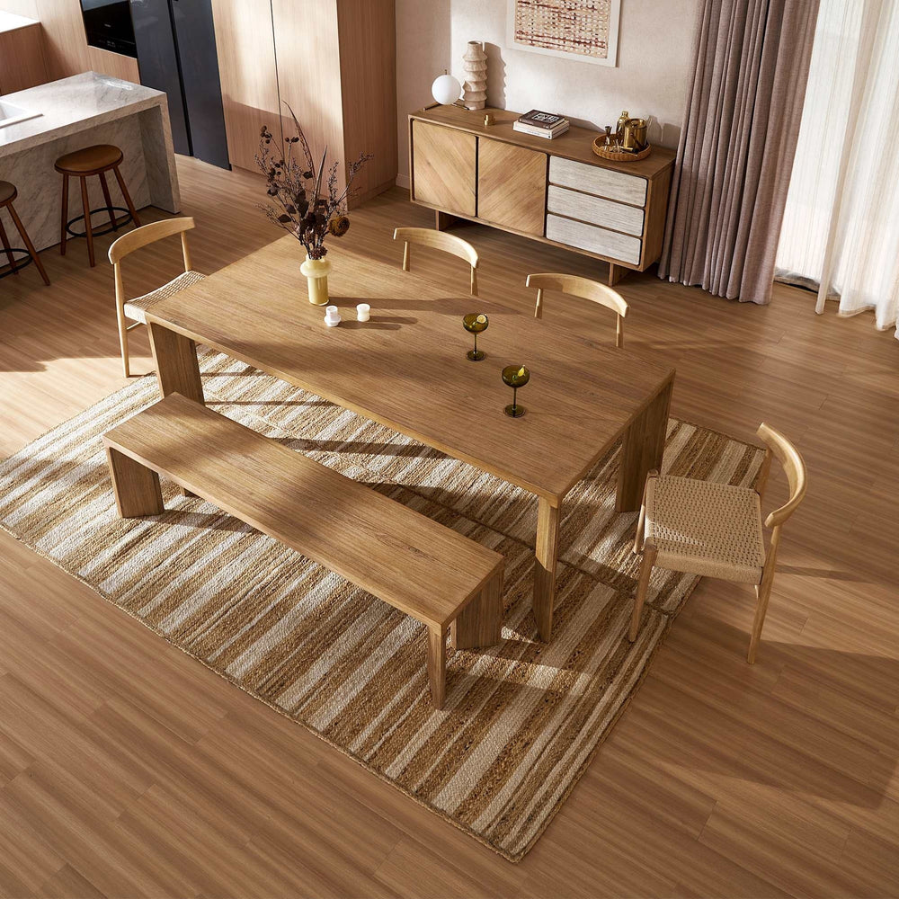 Casa Dining Table with Bench Set - From Where Finds -
