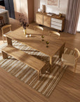 Casa Dining Table with Bench Set - From Where Finds -