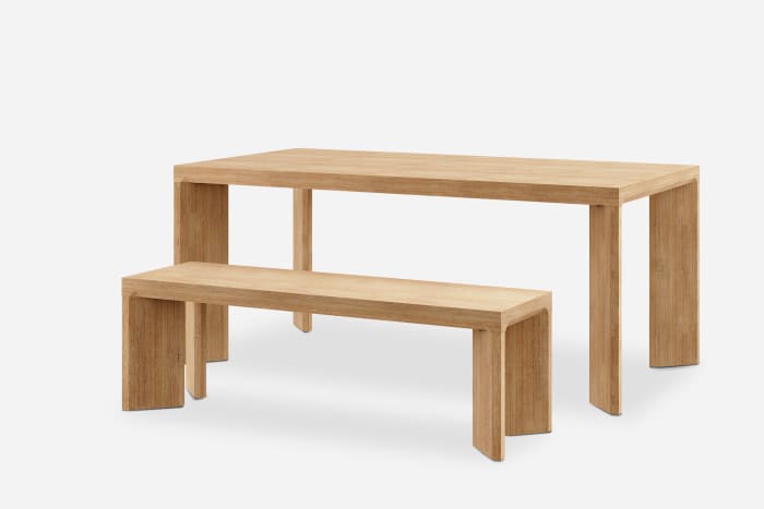 Casa Dining Table with Bench Set - From Where Finds -